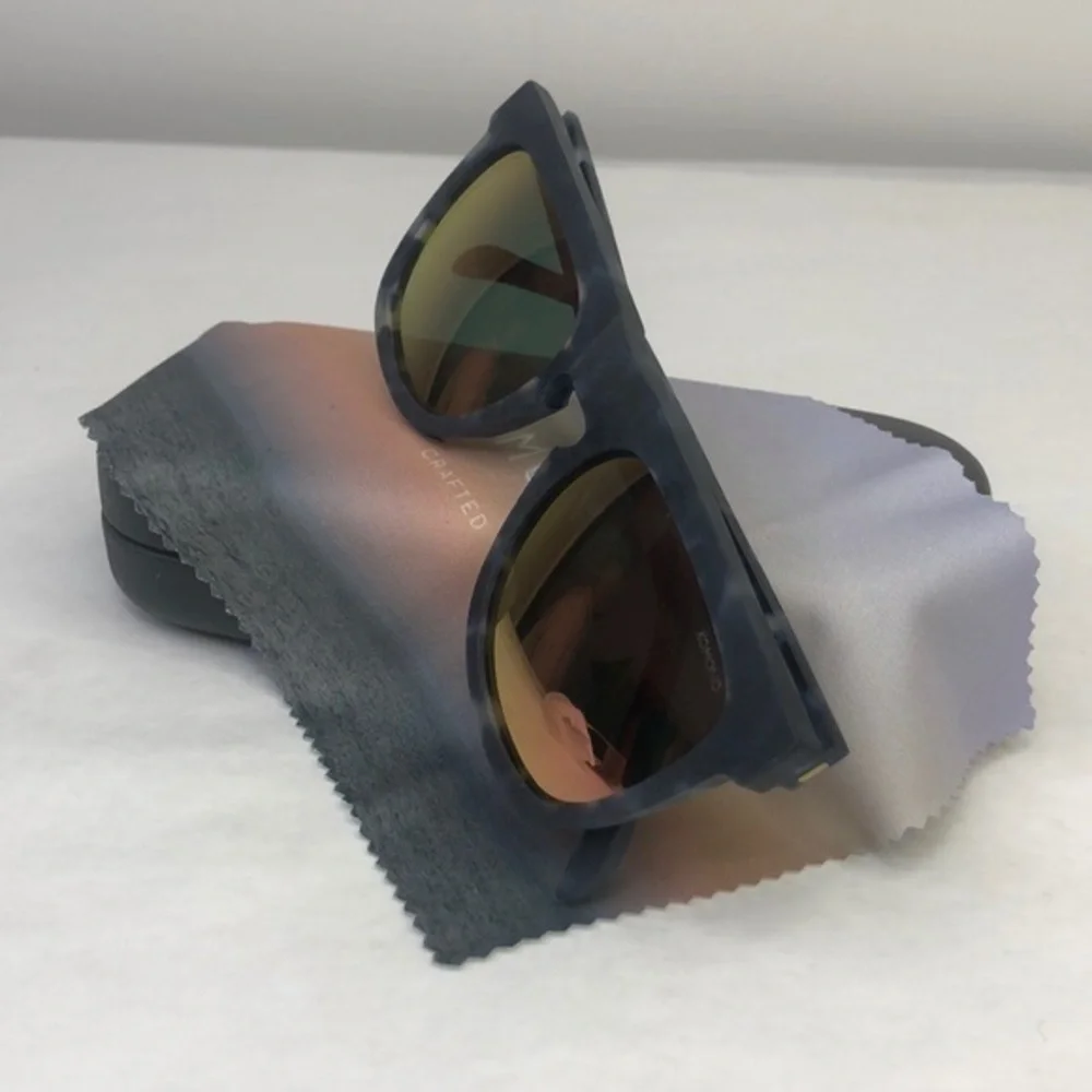 KOMONO Sunglasses Men’s Bennet Matte Indigo Demi Blue Tortoise Reflective